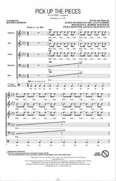 Pick Up The Pieces (arr. Roger Emerson)