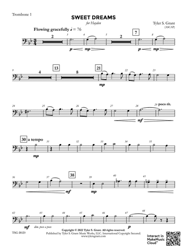 Sweet Dreams: 1st Trombone