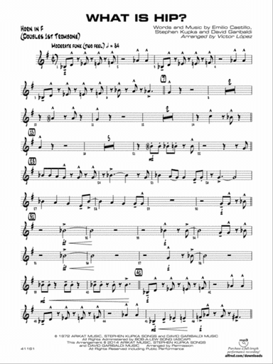 What Is Hip: 1st F Horn