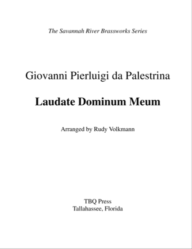 Laudate Dominum Meum