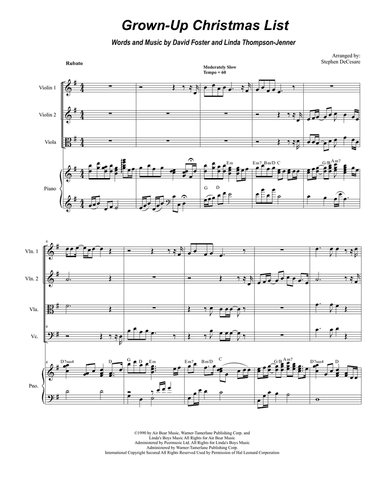 Grown-Up Christmas List