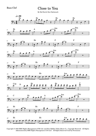 (they Long To Be) Close To You