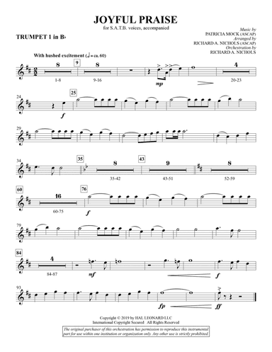Joyful Praise - Bb Trumpet 1