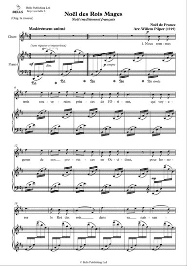 Noel de Rois Mages (B minor)