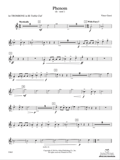 PHENOM/CB: (wp) 1st B-flat Trombone T.C.