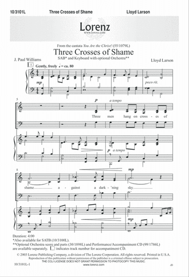 Three Crosses of Shame