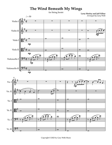 The Wind Beneath My Wings