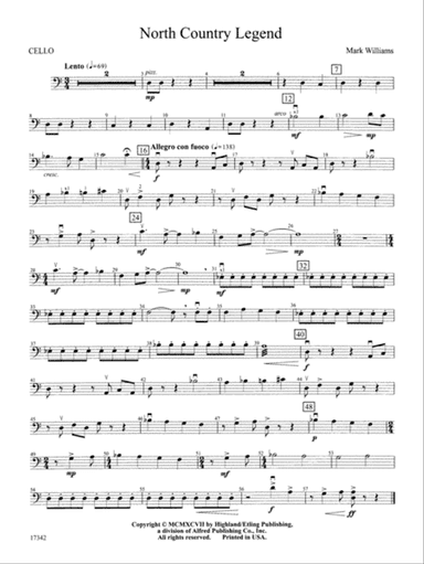 North Country Legend: Cello