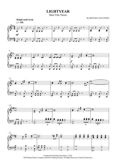 Lightyear Main Title Theme
