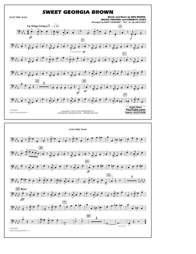 Sweet Georgia Brown (arr. Matt Conaway & Jack Holt) - Electric Bass