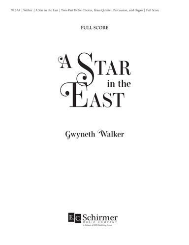 A Star in the East: Three Carol Settings (Full Score)