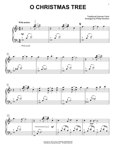 O Christmas Tree (arr. Phillip Keveren)