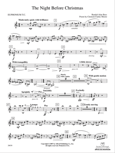 The Night Before Christmas: Baritone T.C.