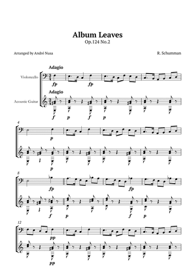 Album Leaves Op.124 No.2