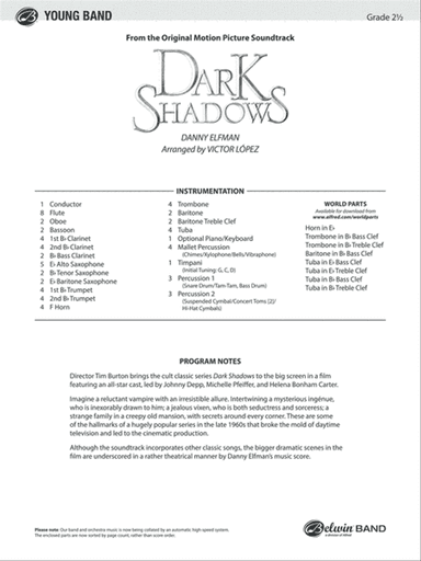 Dark Shadows (from the Original Motion Picture Soundtrack): Score