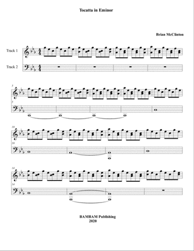 Tocatta For Organ