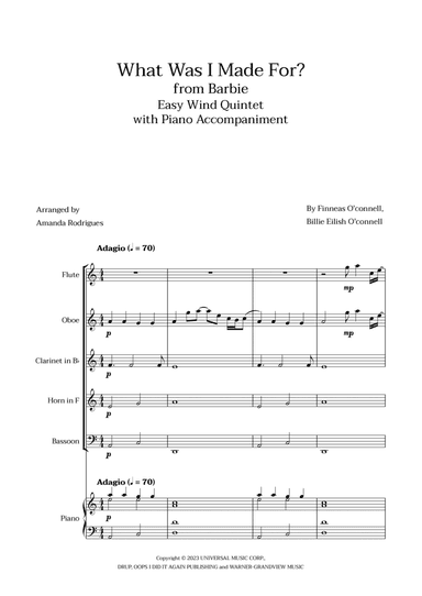 What Was I Made For?