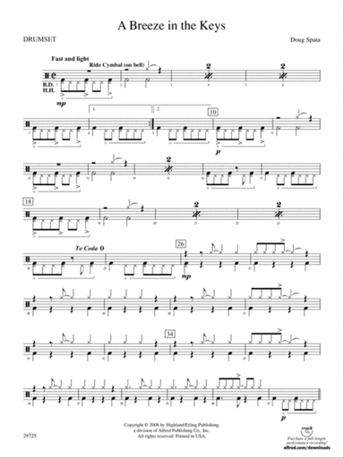 A Breeze in the Keys: Drums