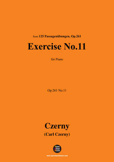 C. Czerny-Exercise No.11,Op.261 No.11