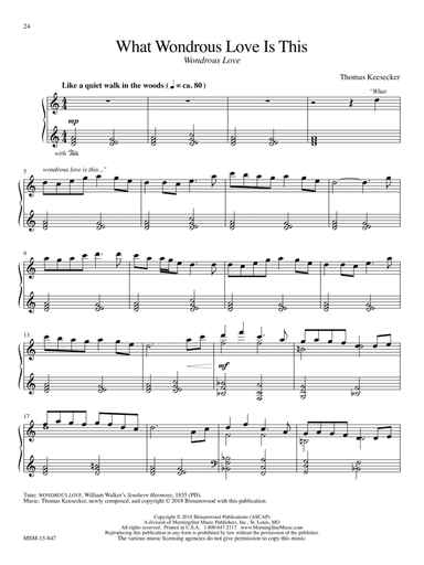 What Wondrous Love Is This (Downloadable)