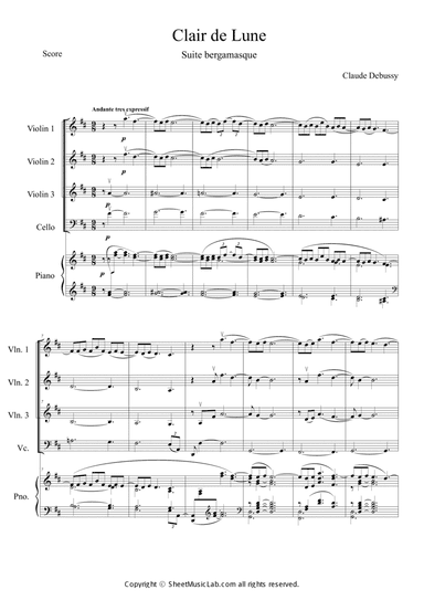 Clair de Lune in D