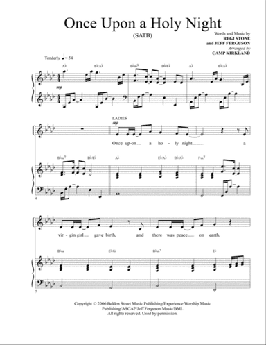 Once Upon A Holy Night (arr. Camp Kirkland)