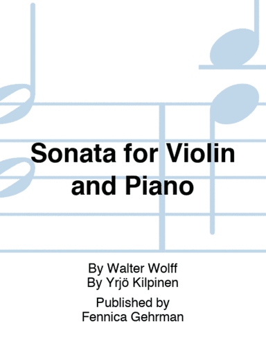 Sonata for Violin and Piano