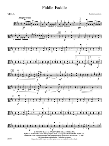 Fiddle-Faddle: Viola