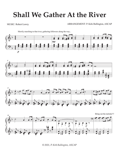 Shall We Gather At the River