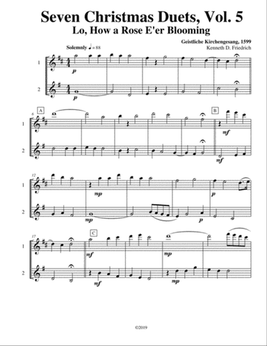 Seven Christmas Duets, Vol. 5