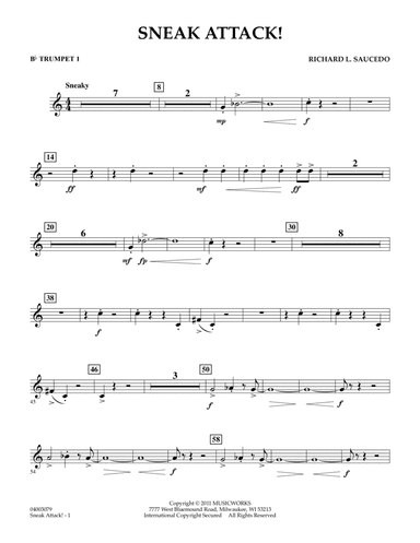 Sneak Attack! - Bb Trumpet 1