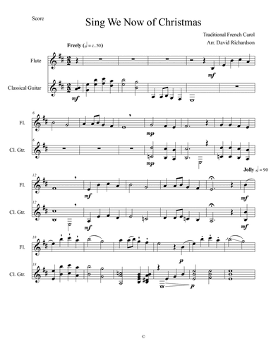Sing We Now of Christmas