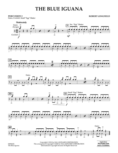 The Blue Iguana - Percussion 2