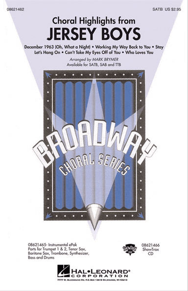 Jersey Boys (Choral Highlights) - ShowTrax CD