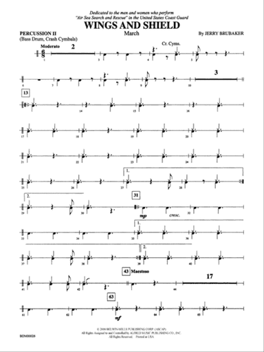 Wings and Shield: 2nd Percussion