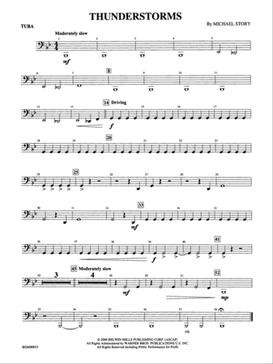 Thunderstorms: Tuba