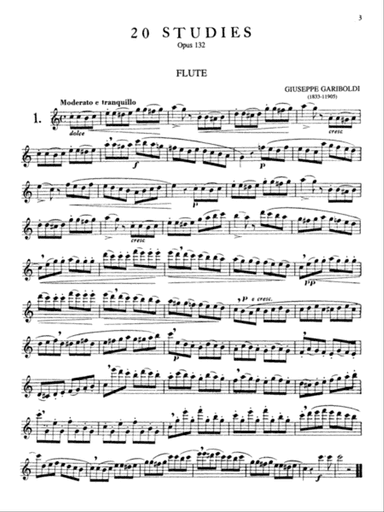 Gariboldi: Twenty Studies, Op. 132