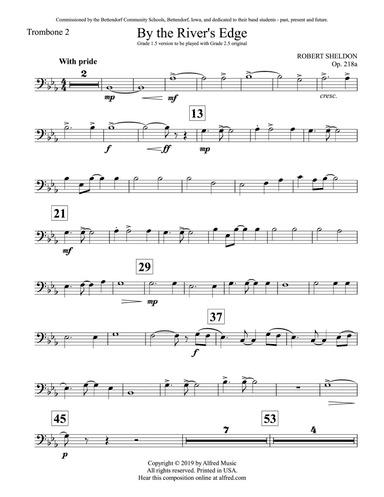 By the River's Edge: 2nd Trombone