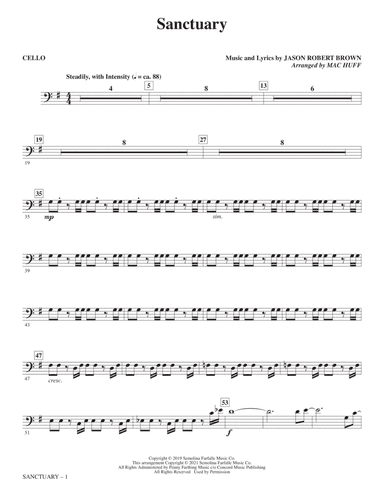 Sanctuary (arr. Mac Huff) - Cello