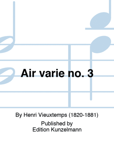 Air varié no. 3