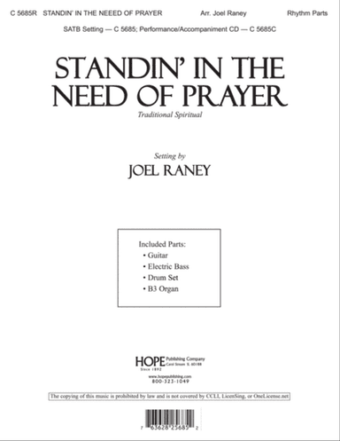 Standin' in the Need of Prayer