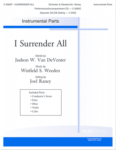 I Surrender All
