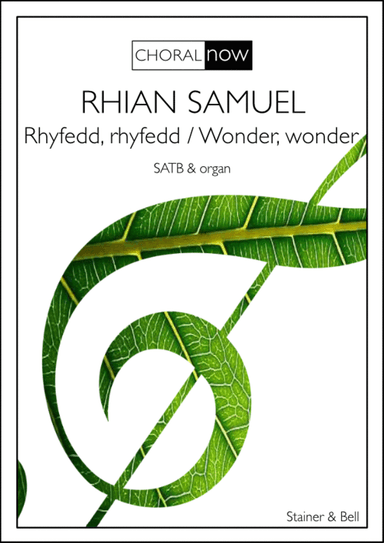 Rhyfedd, rhyfedd. SATB & Org