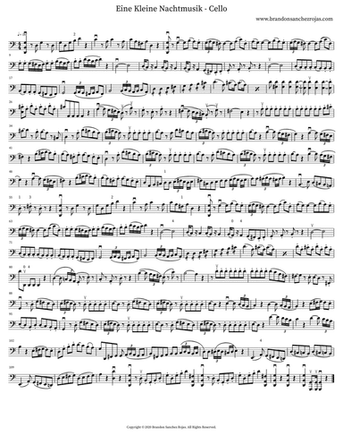 Eine Kleine Nachtmusik - Cello