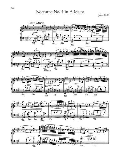 Nocturne No. 4 In A Major, H. 36