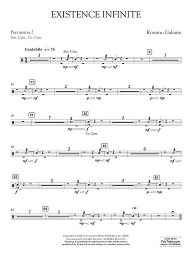 Existence Infinite - Percussion 2