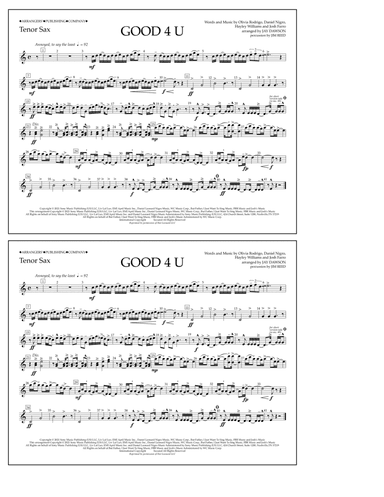 good 4 u (arr. Jay Dawson) - Tenor Sax