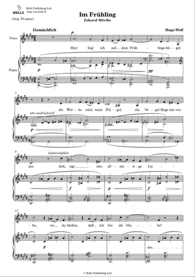 Im Fruhling (C-sharp minor)