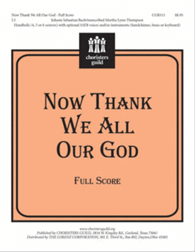 Now Thank We All Our God - Full Score