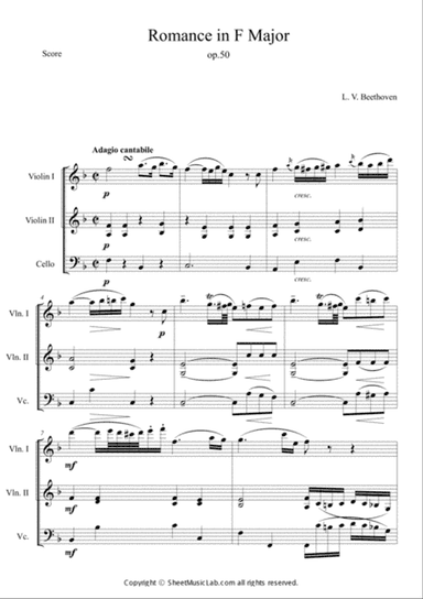 Romance in F Major op.50